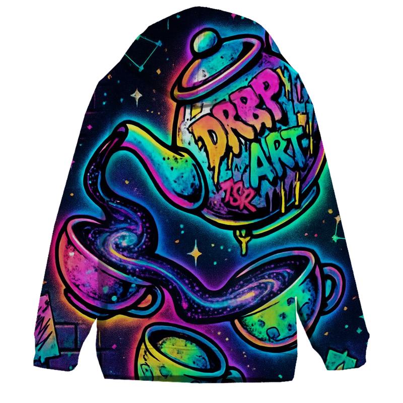 Graffiti Astral Tea Party graphic hoodies