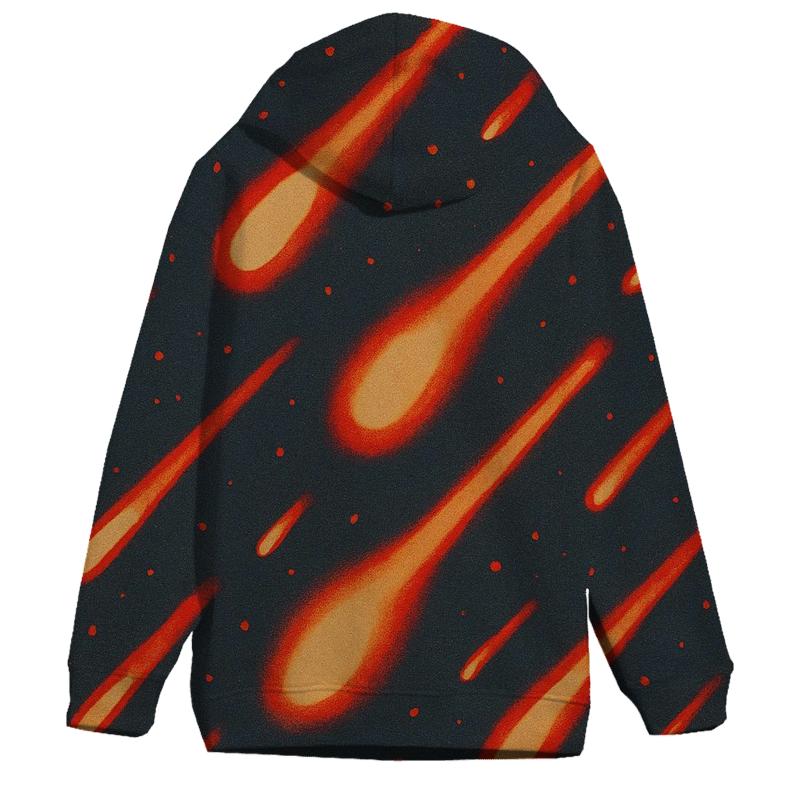 Reverse Dye Meteor Shower Speckles embroidered hoodies