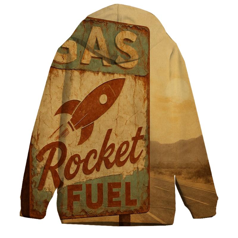 Dusty Desert Gas Station Cosmic Sign custom hoodies