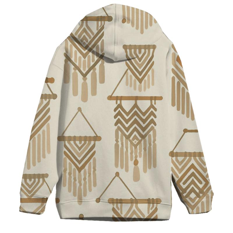 Macrame Wall Hanging Motifs premium hoodies