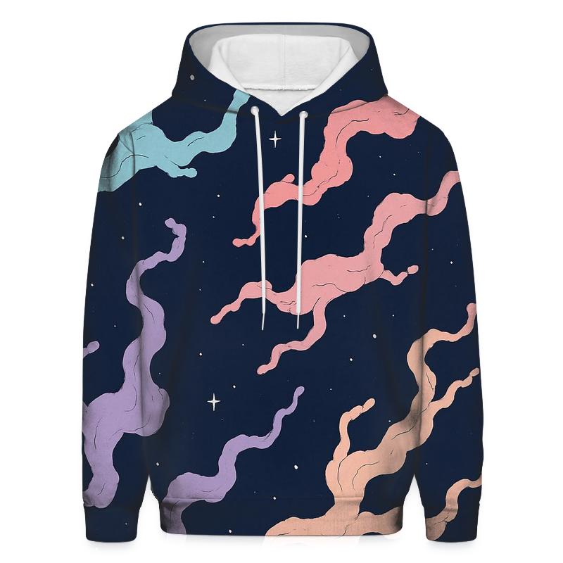Nebula Filament Bouquet Scatter pullover hoodies