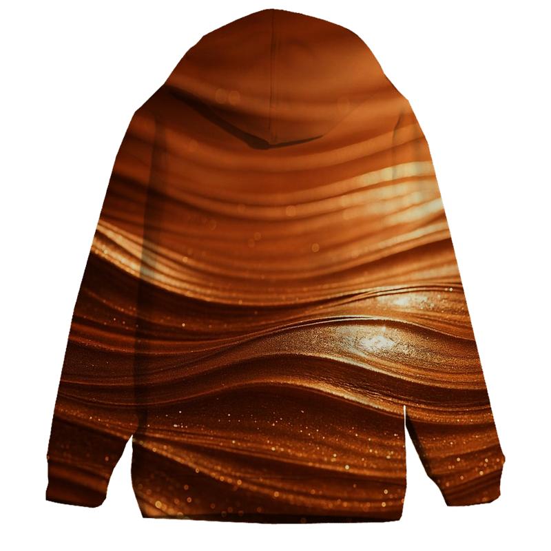 Copper Ripple Glam Tide lightweight hoodies