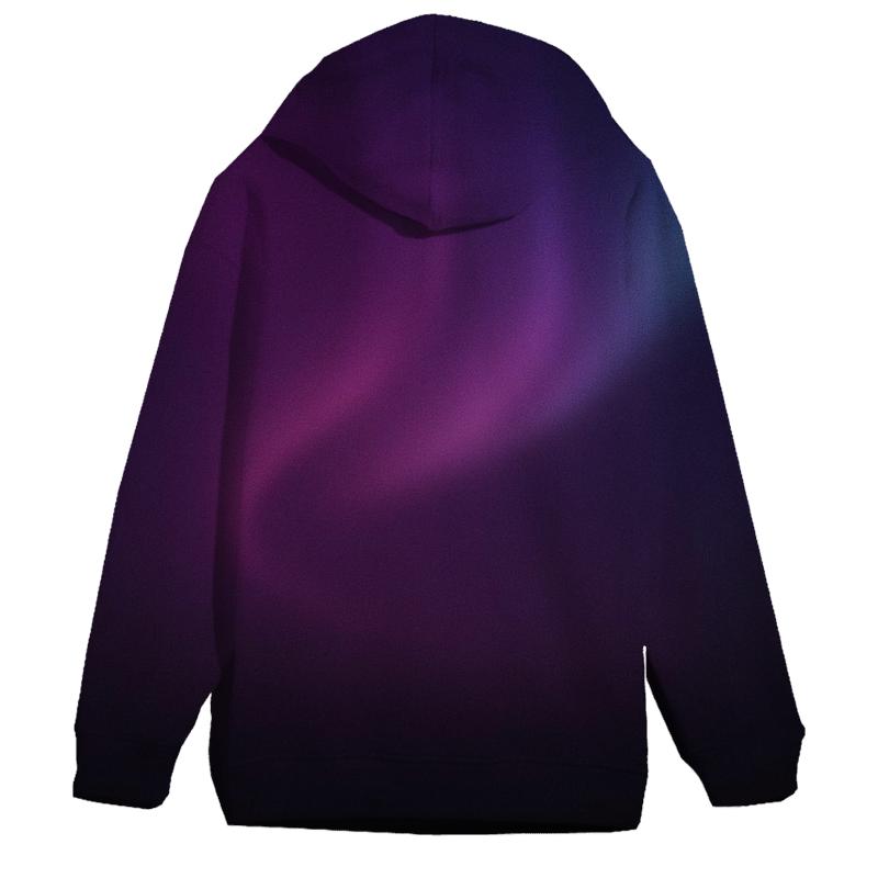 Midnight Plum Aurora Gradient lightweight hoodies
