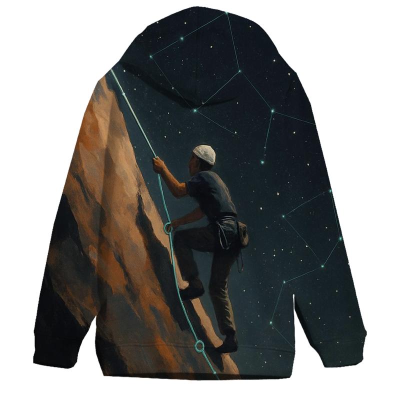 Starlit Mountain Climb hoodie trends