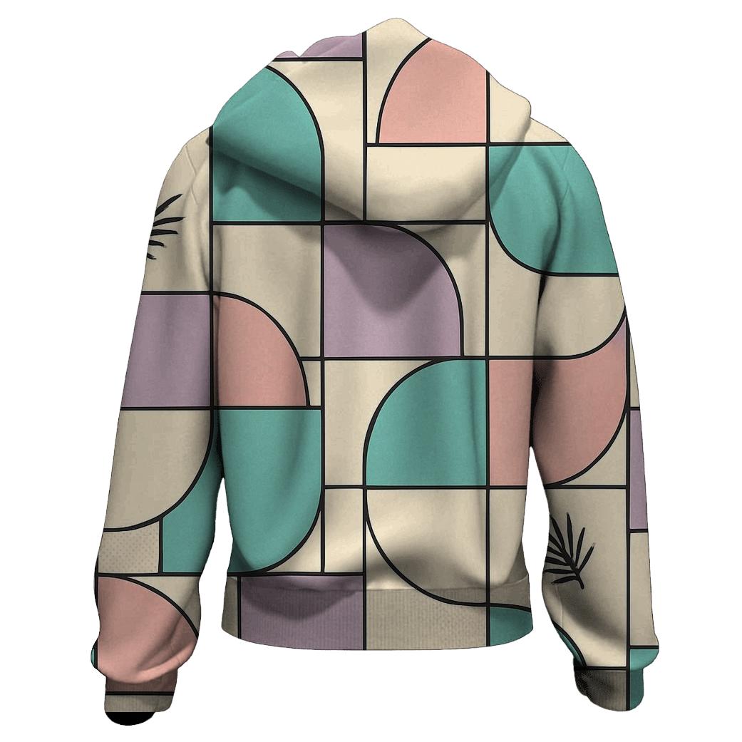 Miami Vice Pastel Blocks printed hoodies