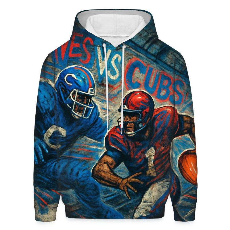 Subway Tunnel Blitz Chase zip-up hoodies