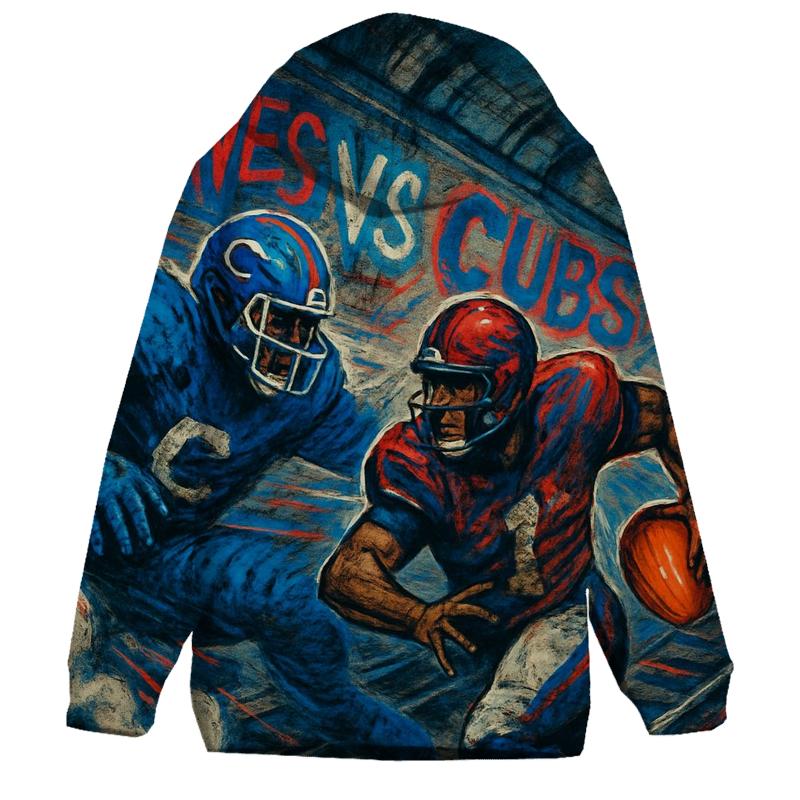 Subway Tunnel Blitz Chase zip-up hoodies