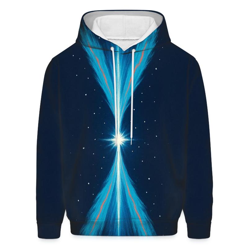 Jet Outflow Twin Plumes graphic hoodies