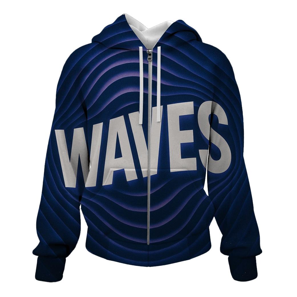 Gravity Wave Typography Ripple hoodie designs