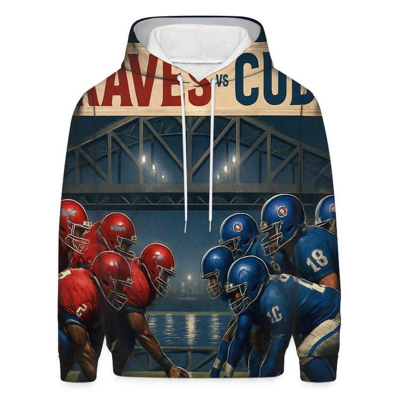 Riverfront Bridge Battle Formation premium hoodies