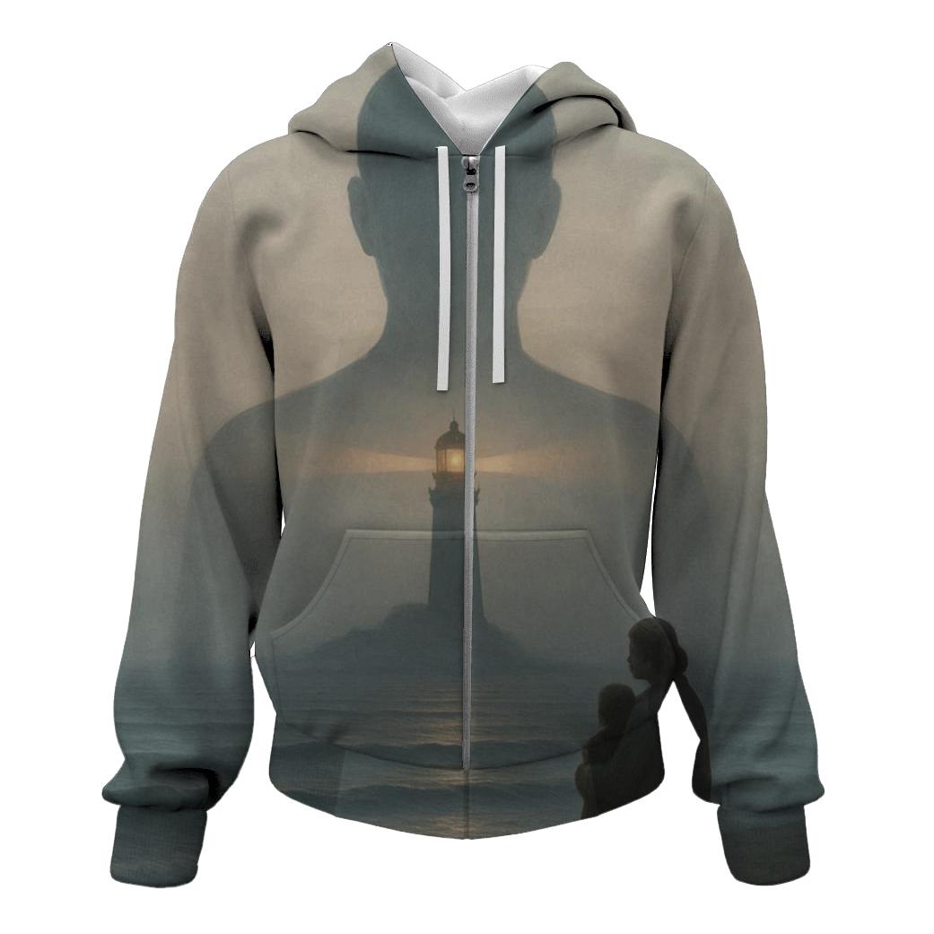 The Lighthouse In The Chest heavyweight hoodies