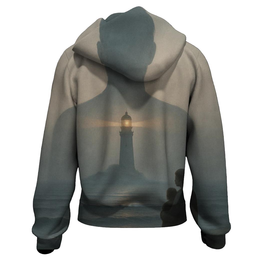 The Lighthouse In The Chest heavyweight hoodies