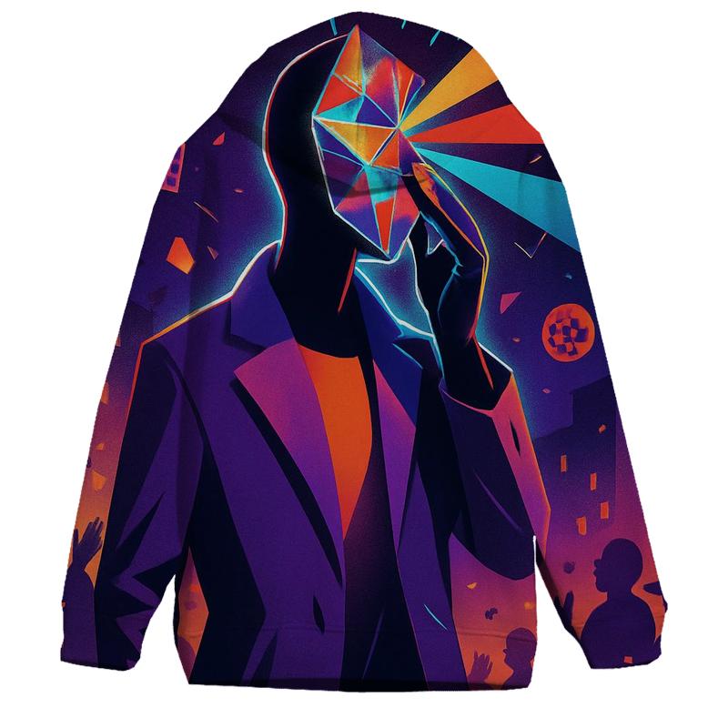 Prism Mask Parade embroidered hoodies