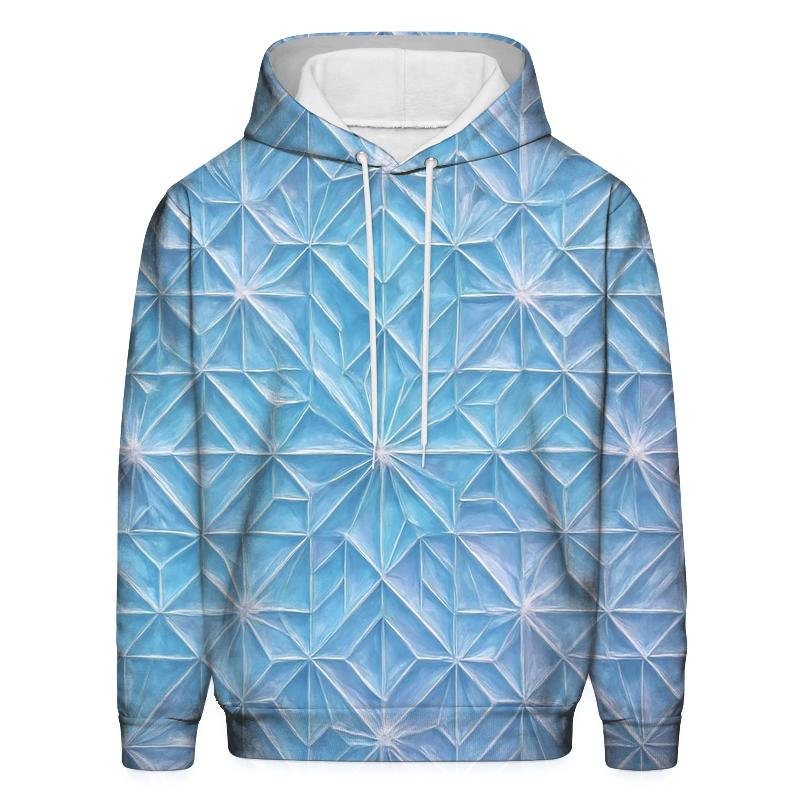 Crystal Lattice Aurora designer hoodies