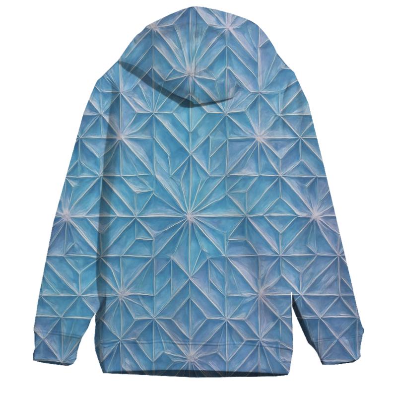 Crystal Lattice Aurora designer hoodies