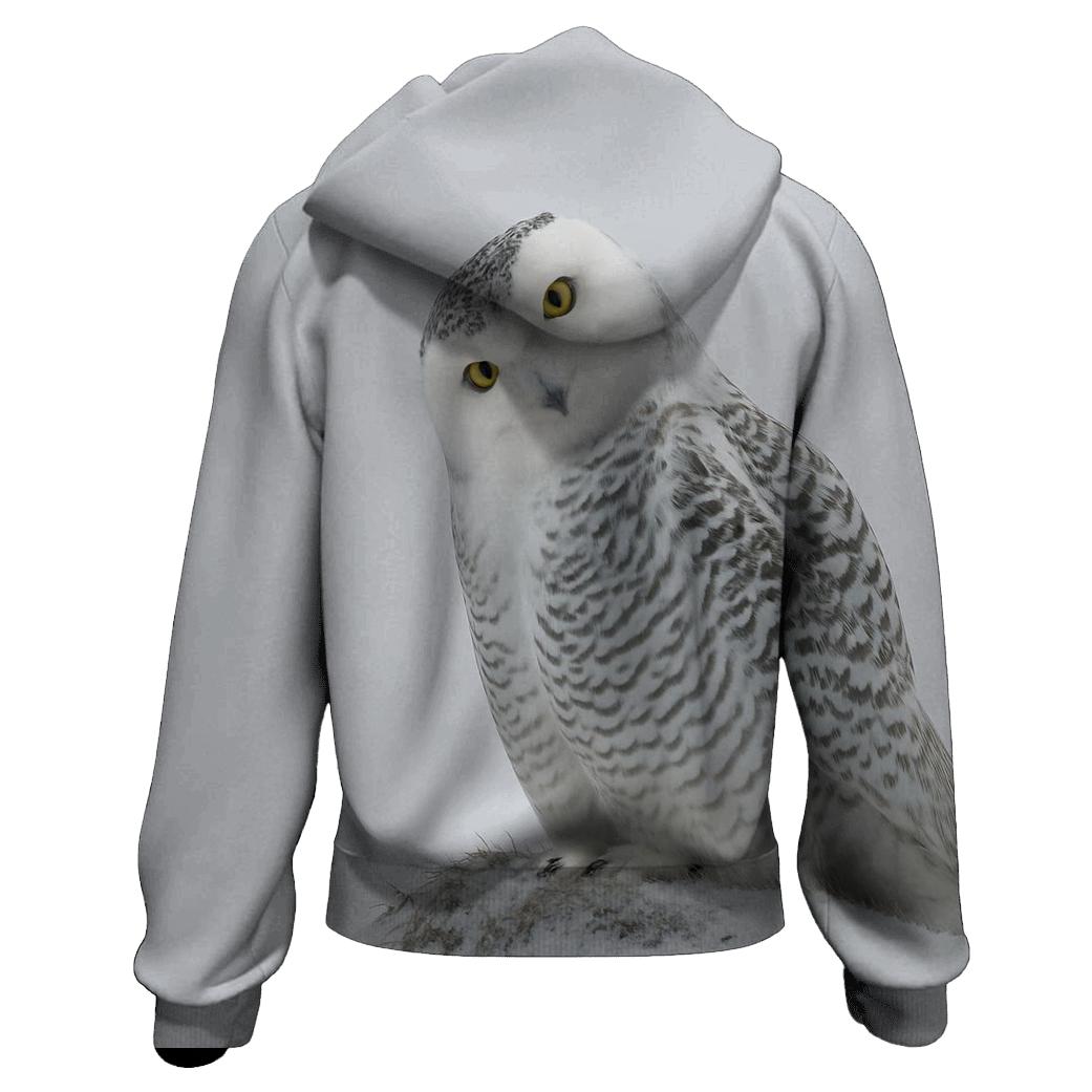 Frostline Listener Snowy Owl hoodie trends
