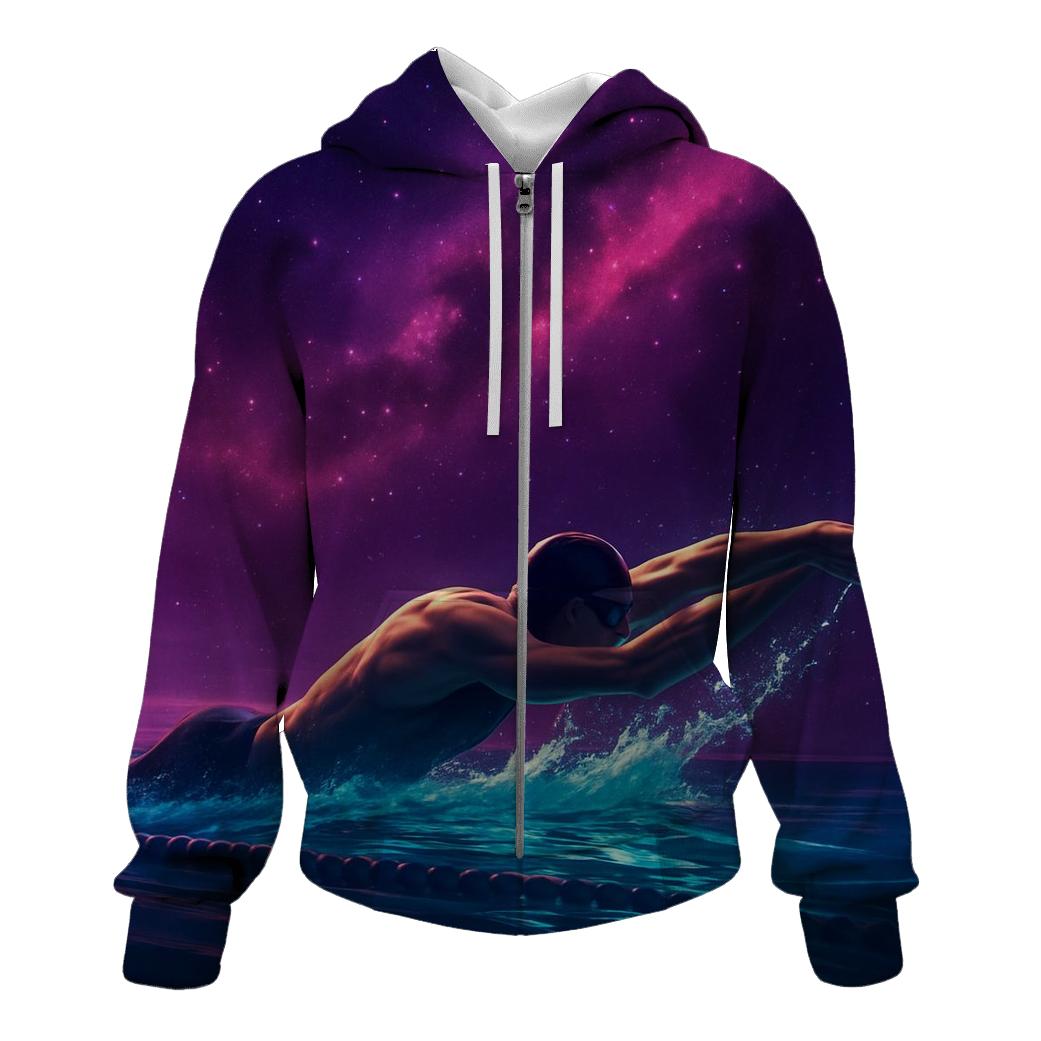 Nebula Swim Freestyle heavyweight hoodies