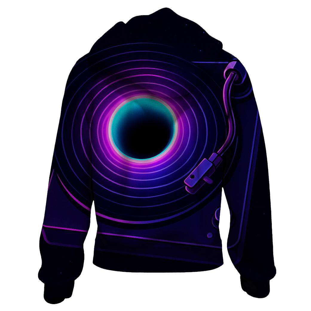 Hologram Turntable Portal premium hoodies
