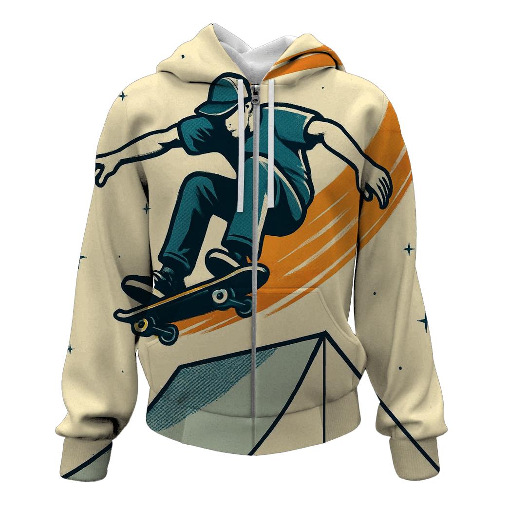 Meteor Trail Skateboarding hoodie designs