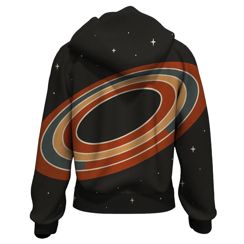 Accretion Belt Stack Offset lightweight hoodies