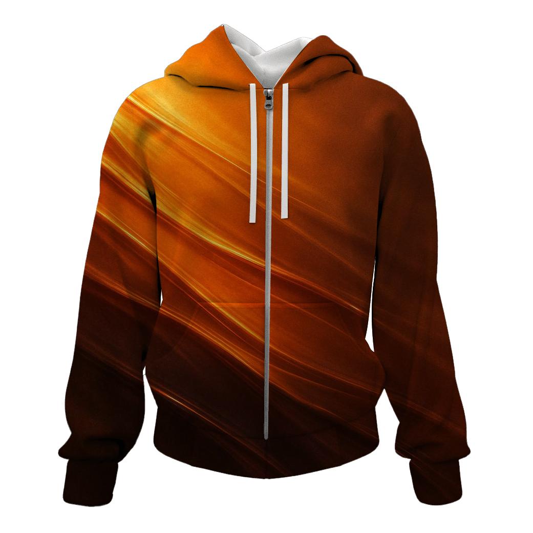 Molten Copper Current Gradient heavyweight hoodies
