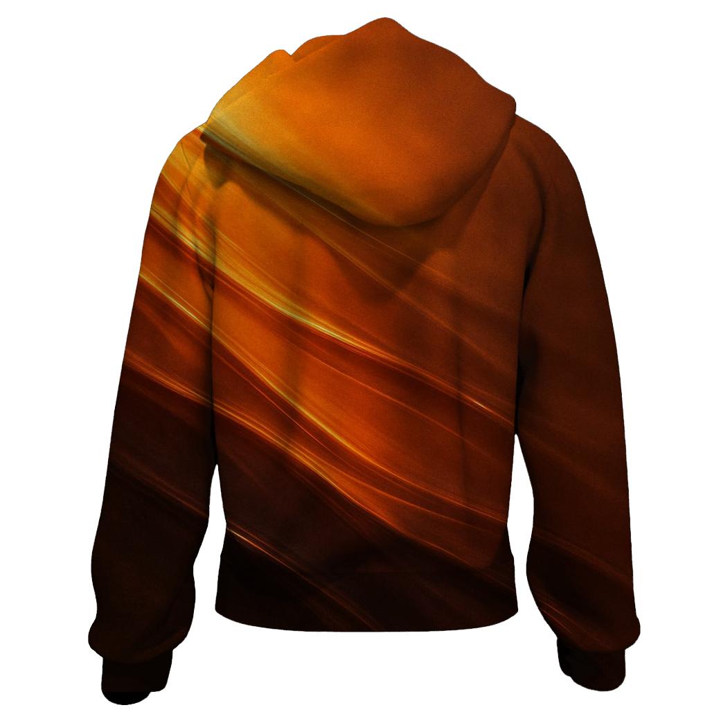 Molten Copper Current Gradient heavyweight hoodies