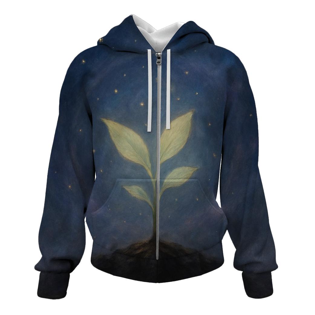 Starlit Seed Of Hope graphic hoodies