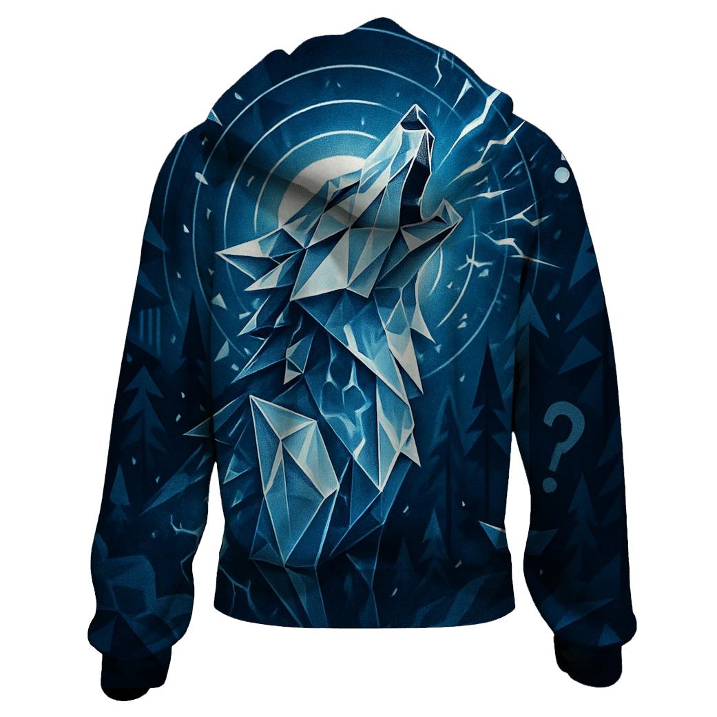 Origami Wolf Storm Choir printed hoodies