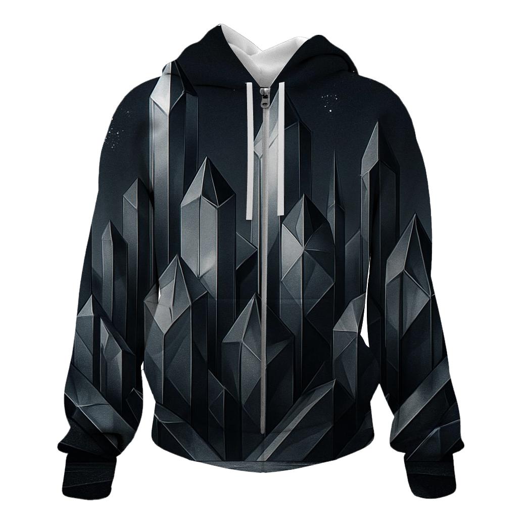 Silver Facet Skyline premium hoodies