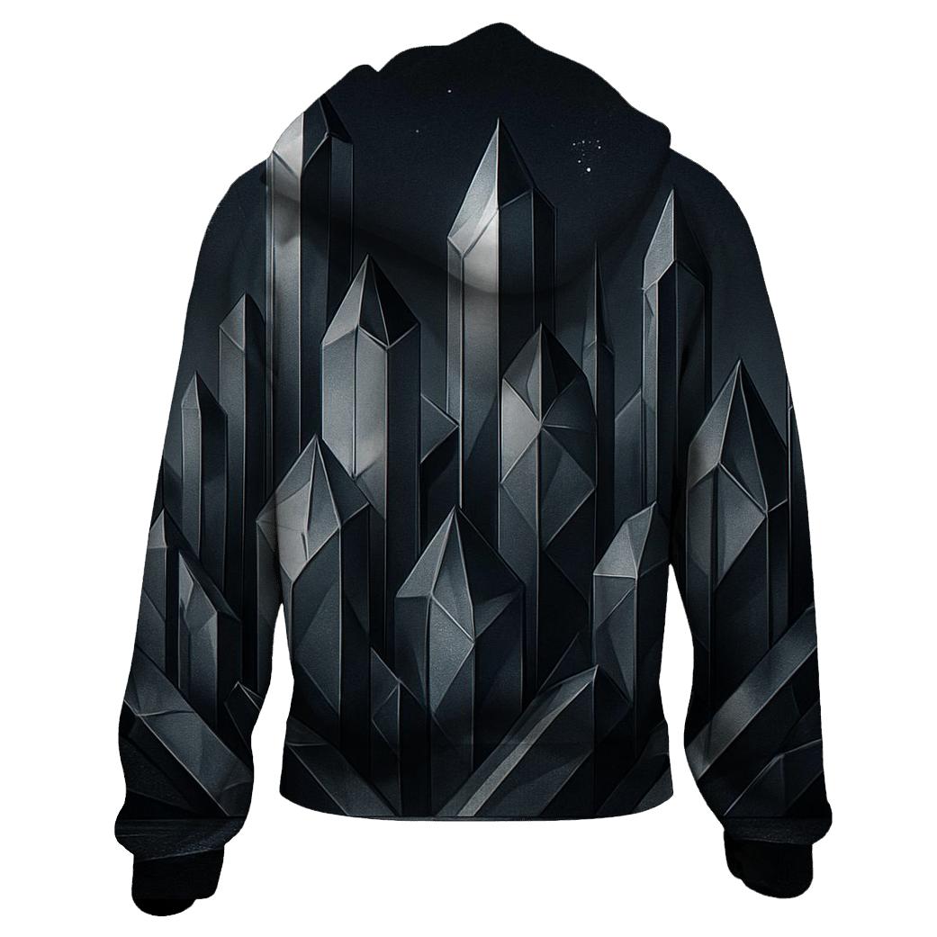 Silver Facet Skyline premium hoodies