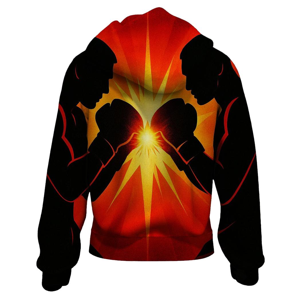 Solar Flare Boxing lightweight hoodies