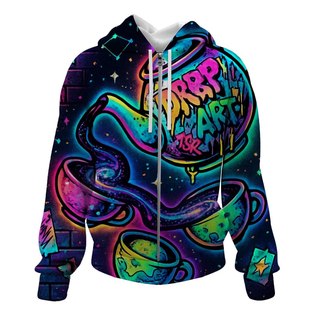 Graffiti Astral Tea Party custom hoodies