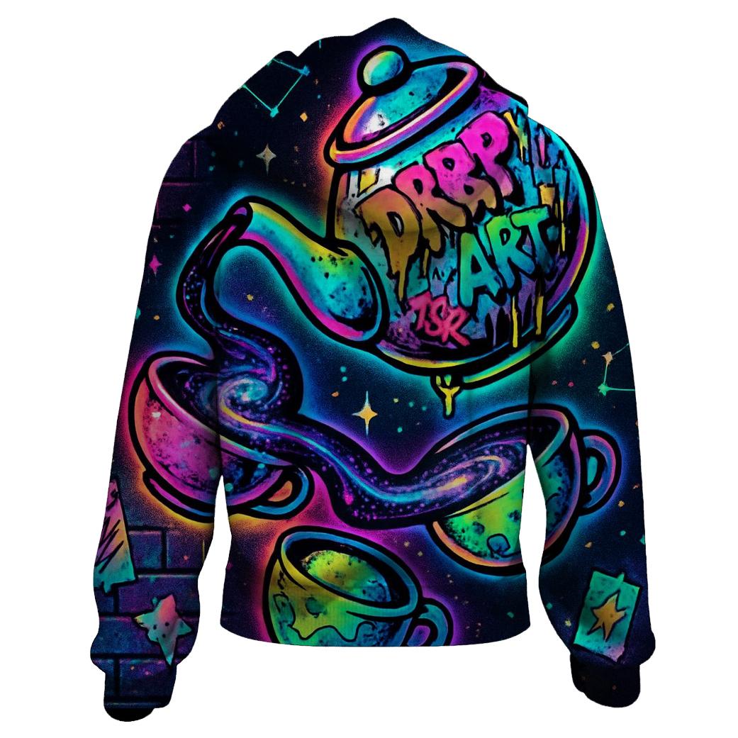 Graffiti Astral Tea Party custom hoodies
