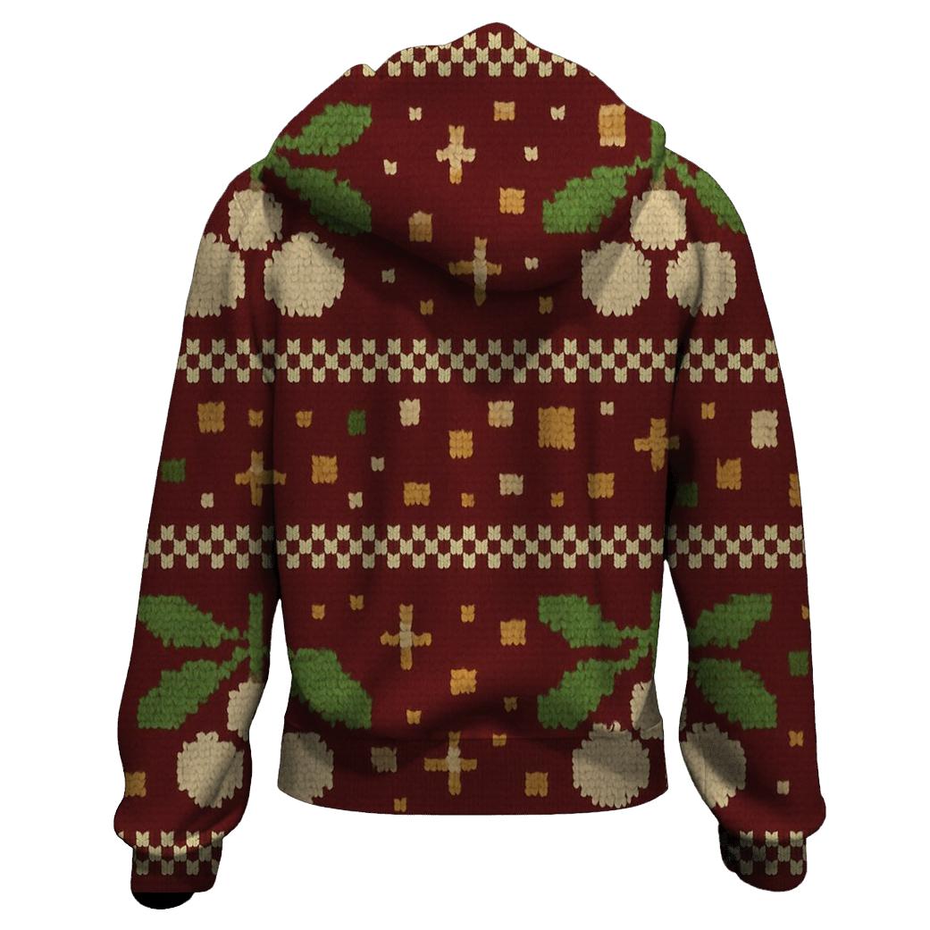 Mistletoe Disco Confetti Bands Design heavyweight hoodies