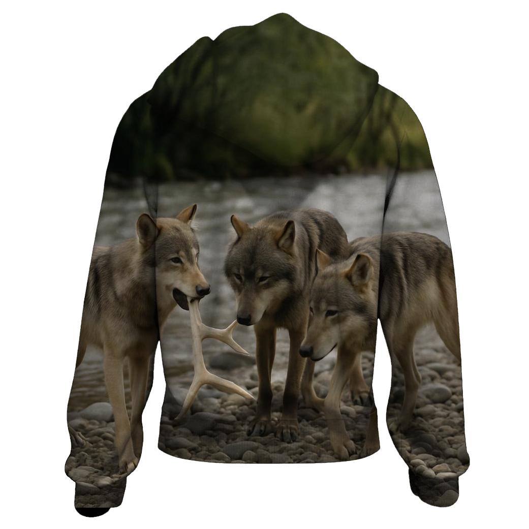River Gravel Bar Rendezvous graphic hoodies