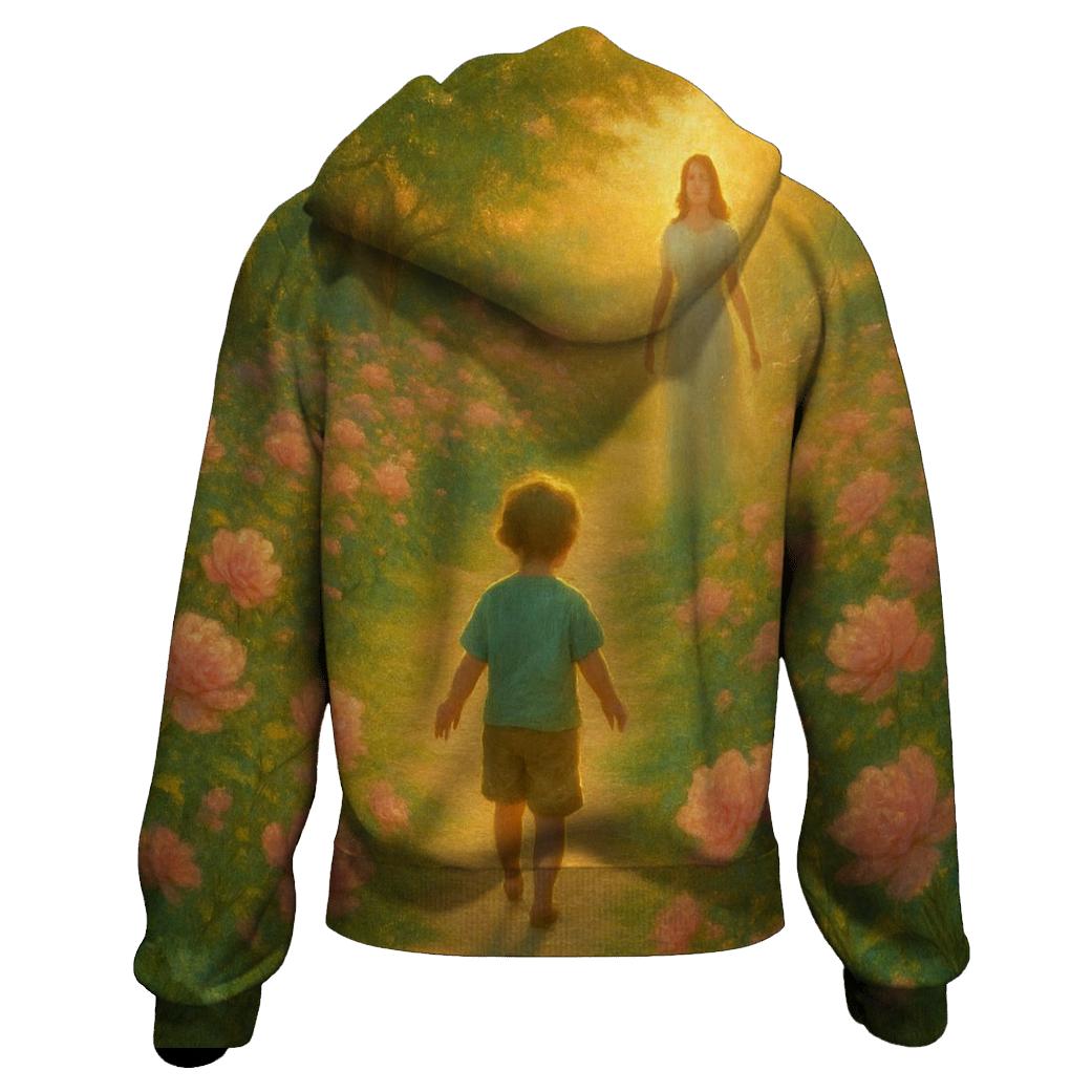 A Garden That Learns Your Footsteps embroidered hoodies