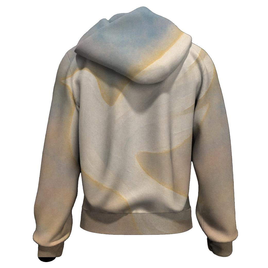 Dove Of Soft Radiance zip-up hoodies