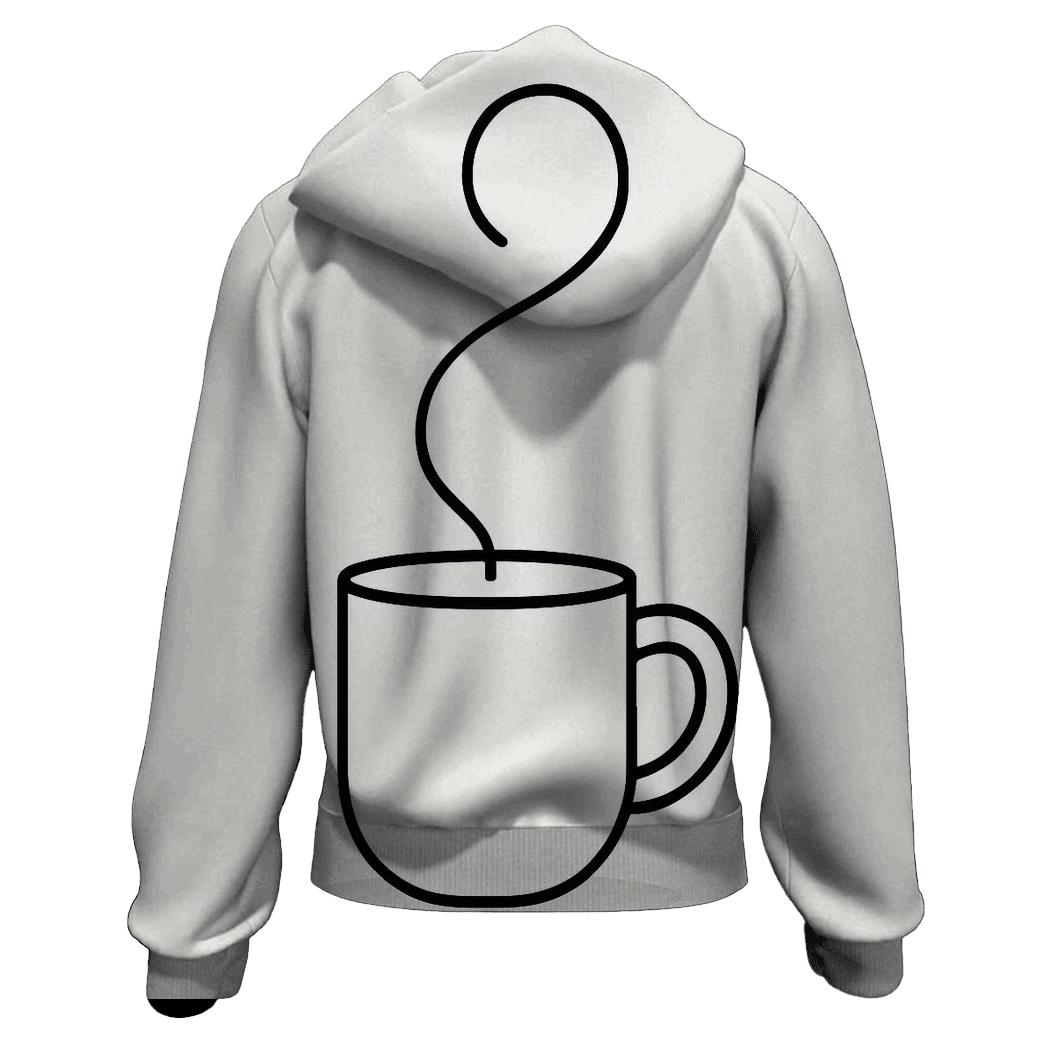 Steam Wisp Monoline embroidered hoodies