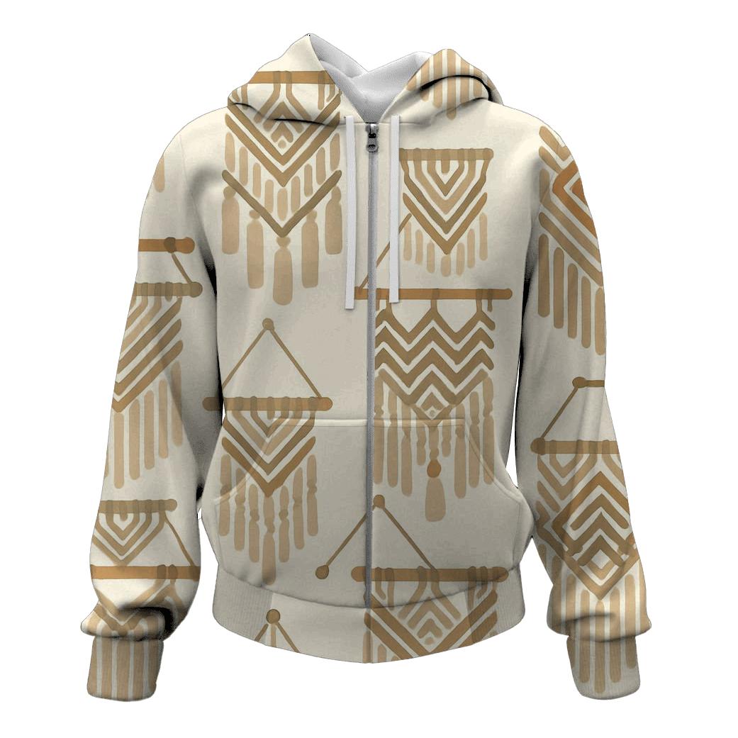 Macrame Wall Hanging Motifs lightweight hoodies