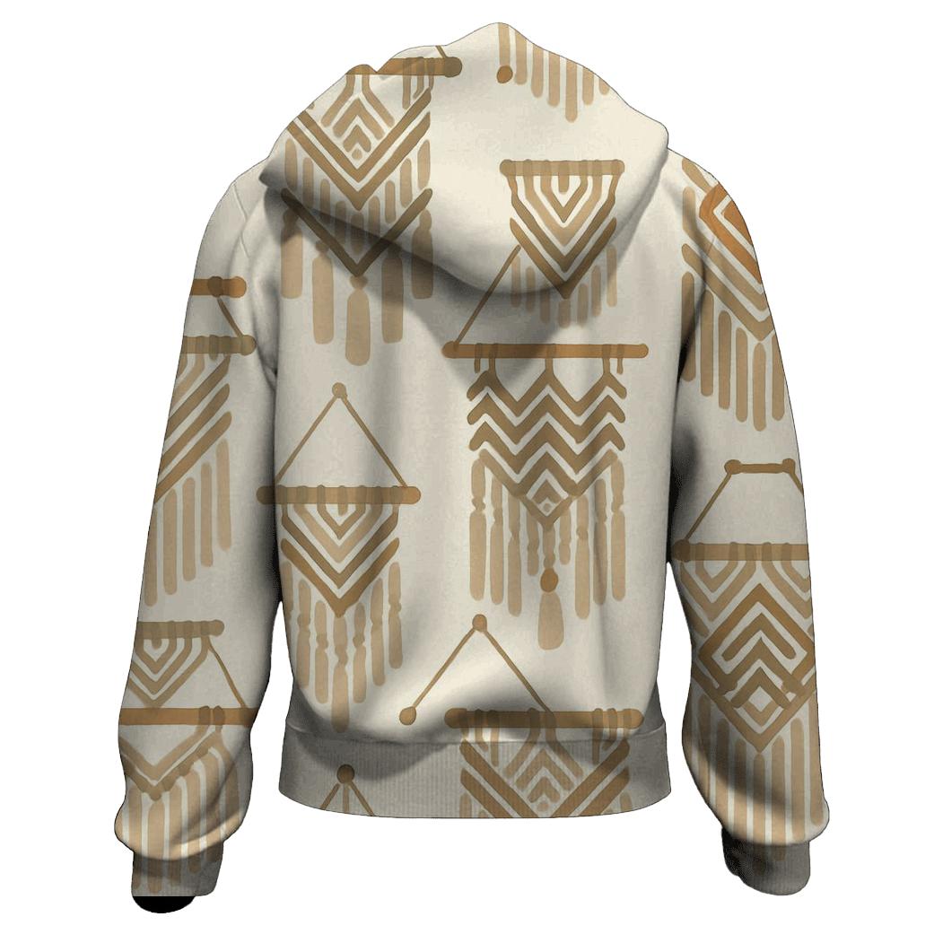 Macrame Wall Hanging Motifs lightweight hoodies