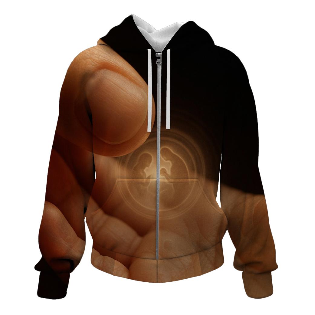 The Promise Kept In A Single Touch printed hoodies