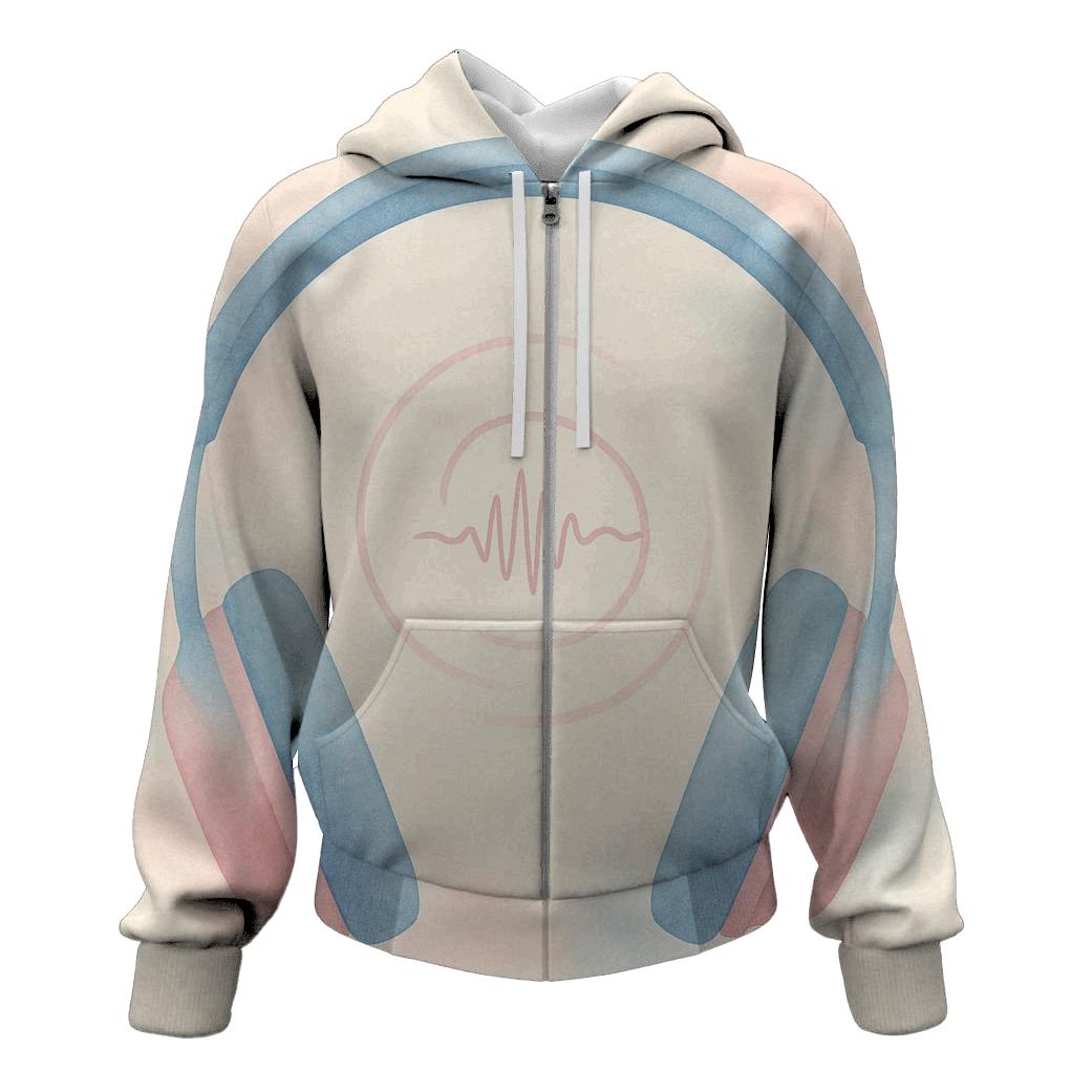 Watercolor Headphone Halo hoodie designs