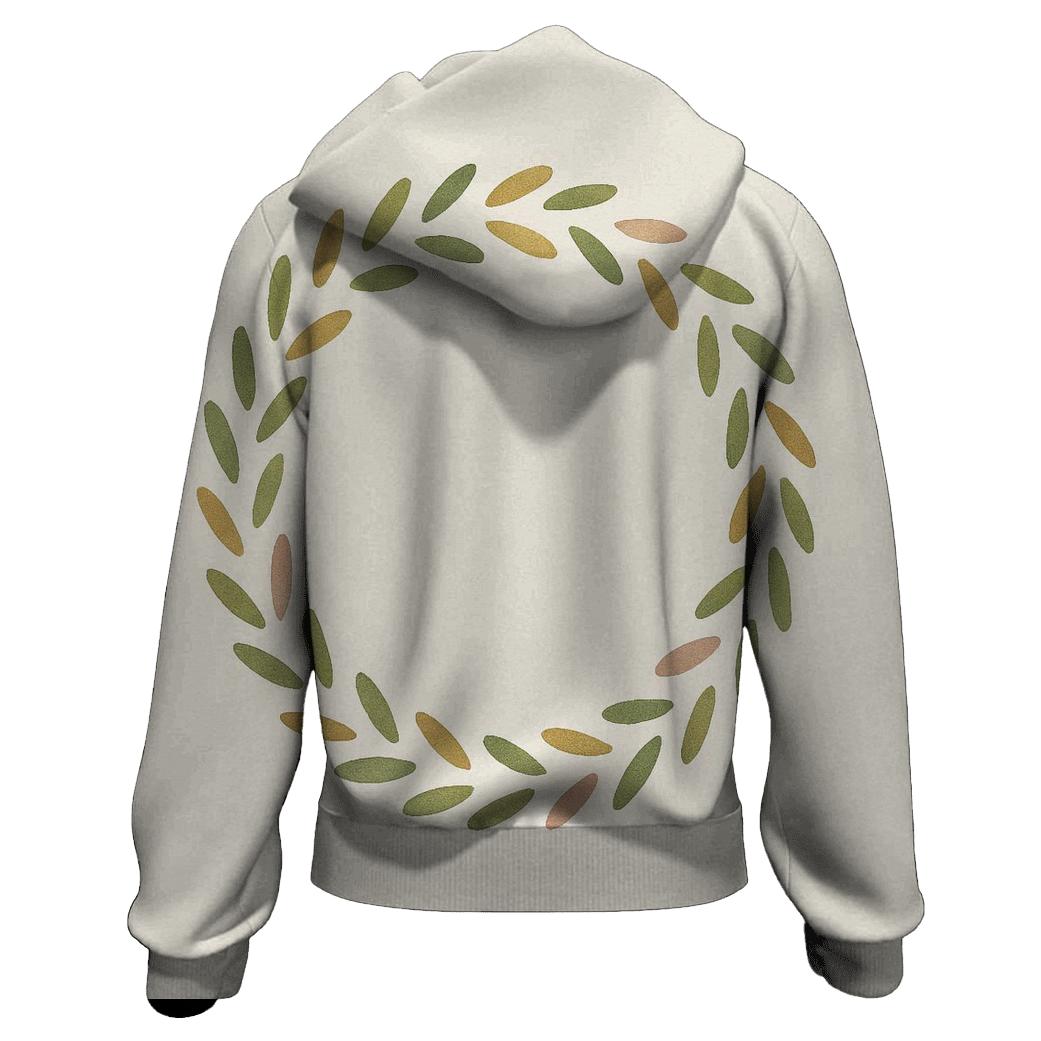 Circle Of Quiet Gratitude embroidered hoodies