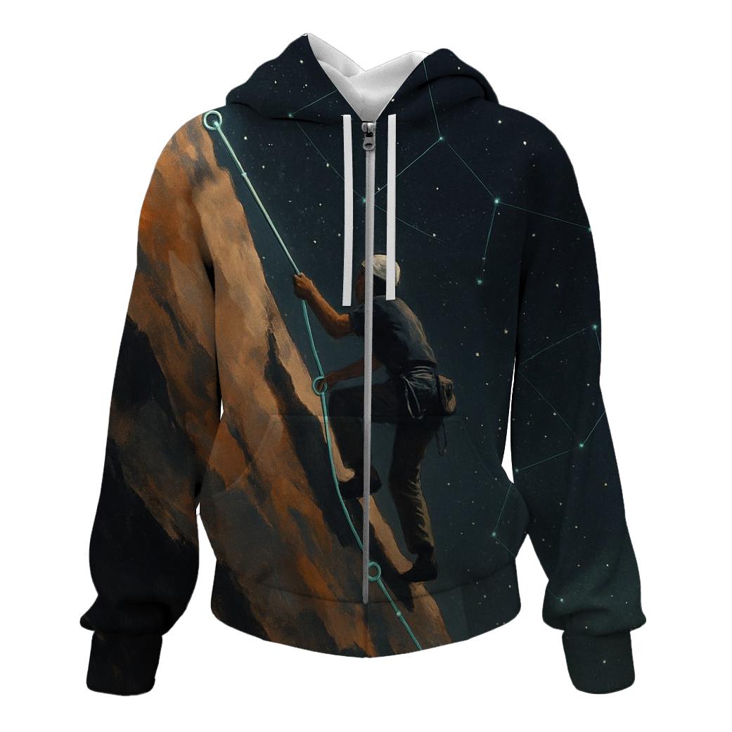 Starlit Mountain Climb hoodie trends
