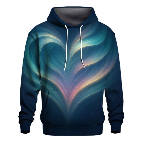 Aurora Heart Resonance zip-up hoodies