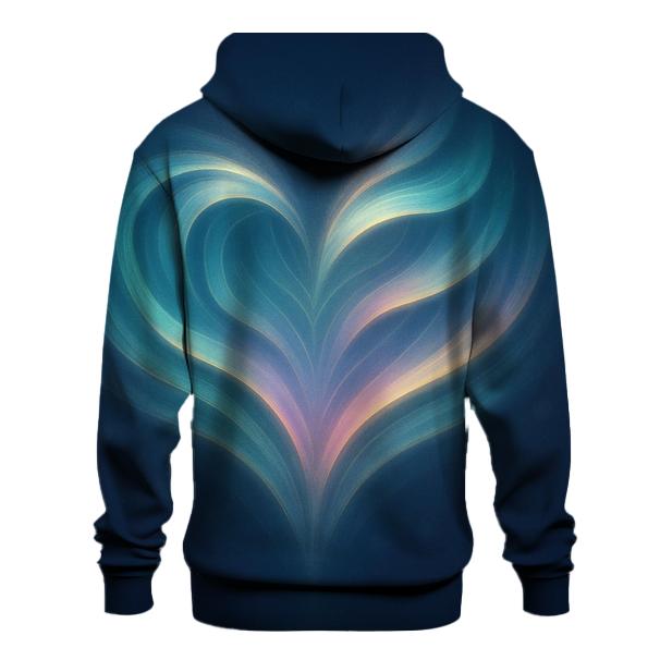Aurora Heart Resonance zip-up hoodies