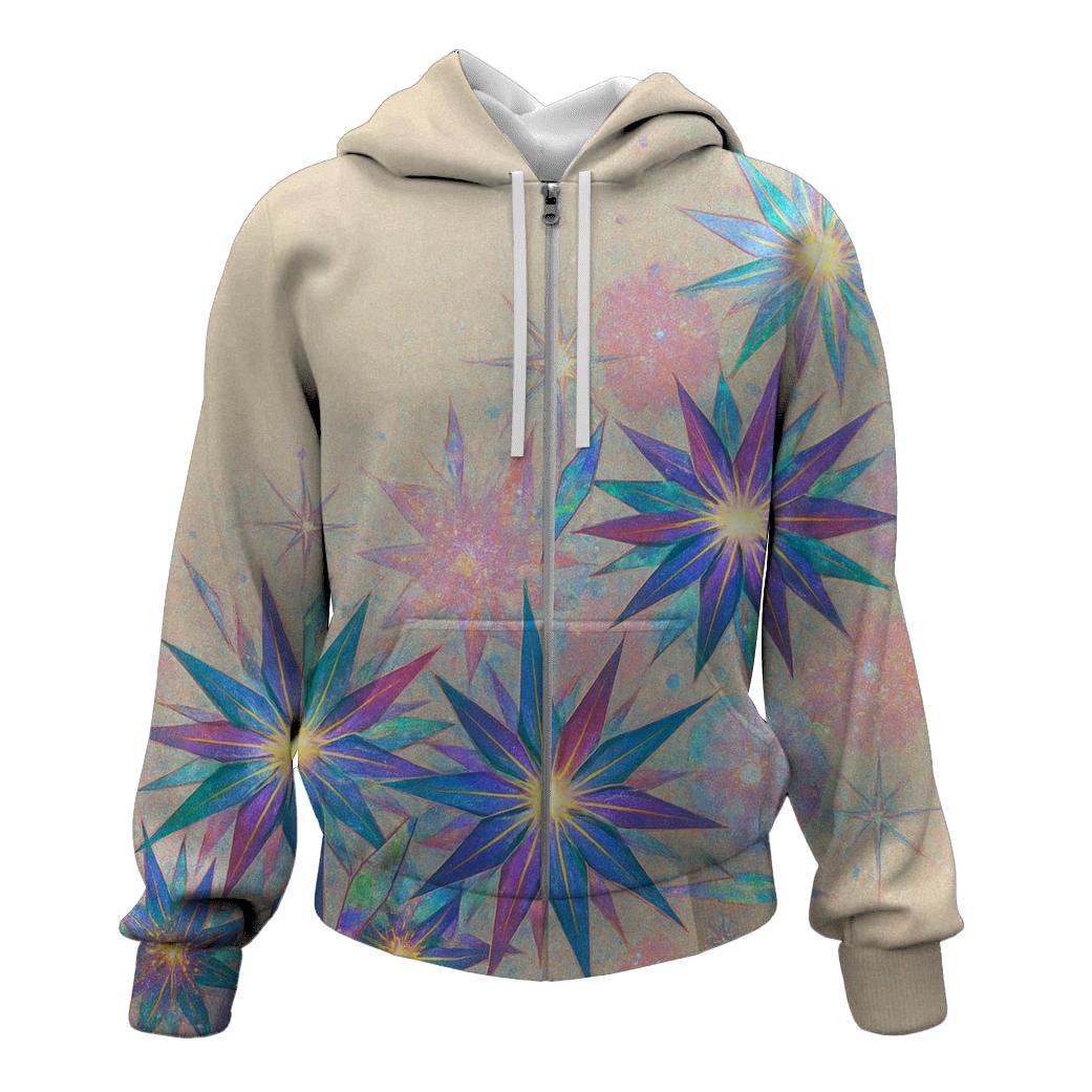Holographic Starburst Bouquet designer hoodies