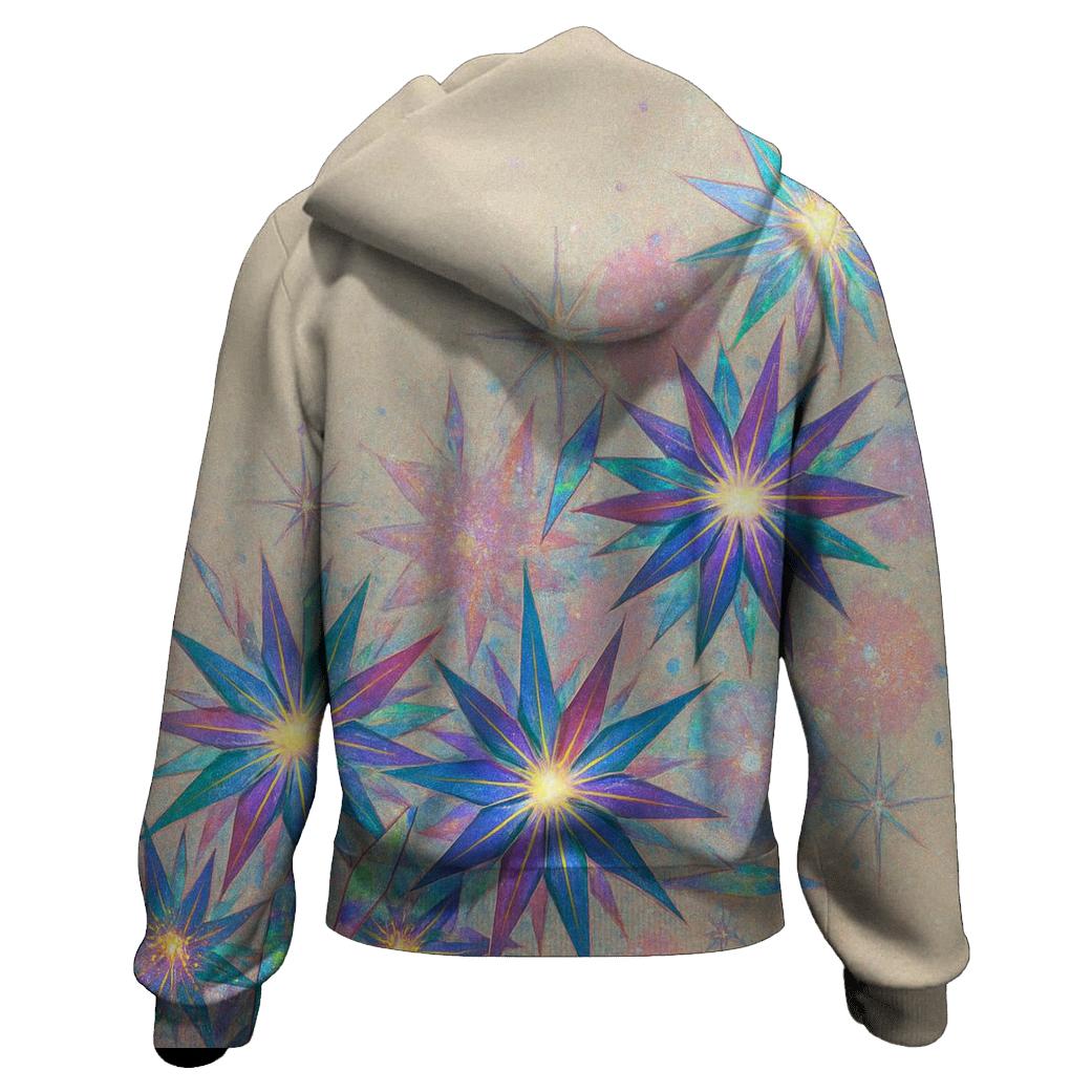 Holographic Starburst Bouquet designer hoodies