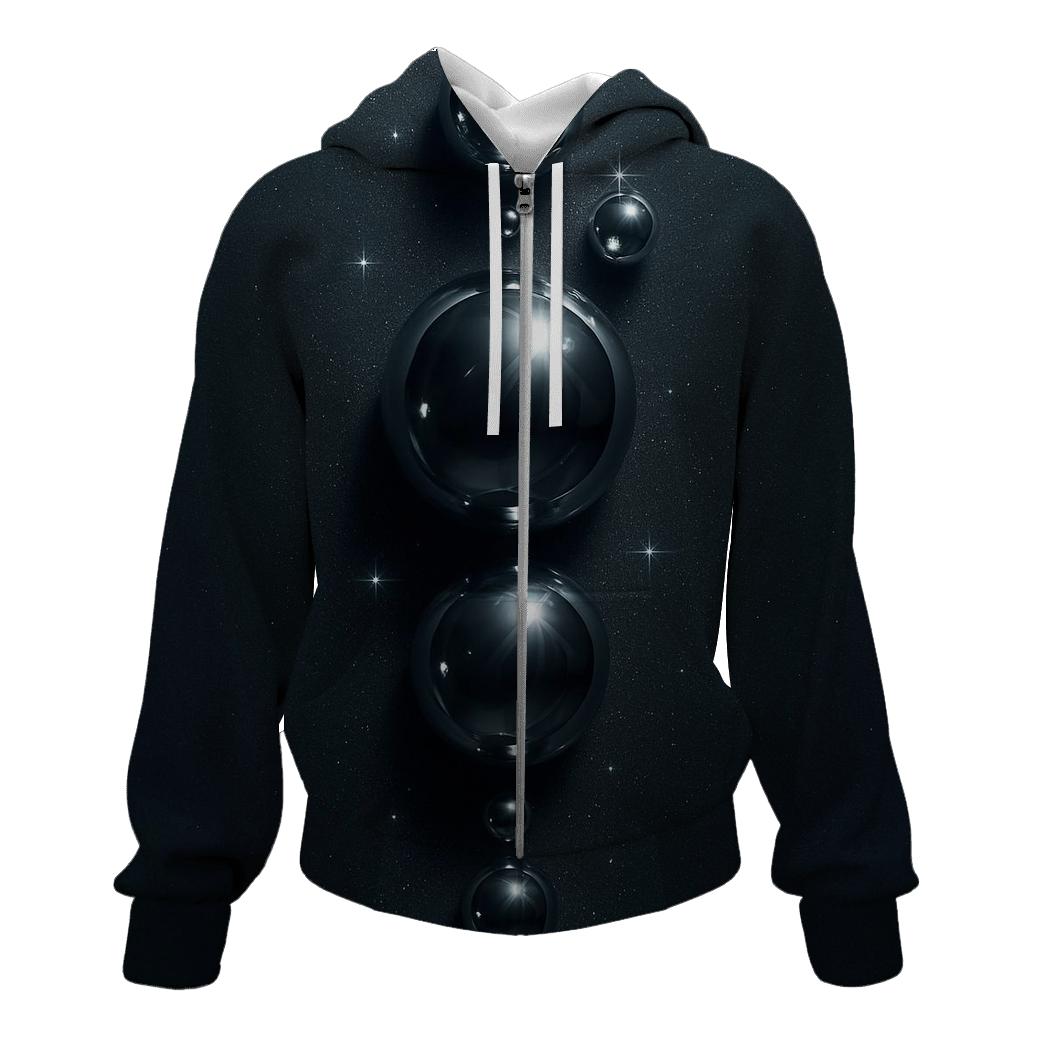 Chrome Orb Cascade pullover hoodies