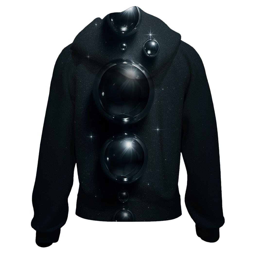 Chrome Orb Cascade pullover hoodies